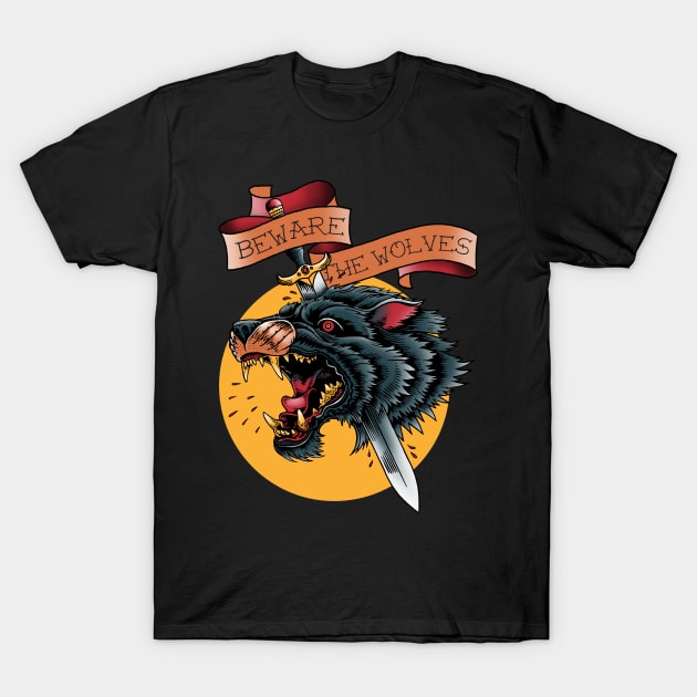 beware the wolf T-Shirt by akawork280